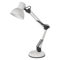 Lampy stojące - Lampa Biurkowa E27 Lucas 48 cm Biały - miniaturka - grafika 1