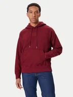 Bluzy męskie - Calvin Klein Bluza LV14LD225G Bordowy Regular Fit - miniaturka - grafika 1