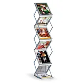 Systemy ekspozycyjne i znaki informacyjne - Składany stojak na ulotki 7x A4 - miniaturka - grafika 1