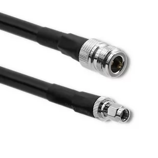 Kabel koncentryczny LMR400 | N żeński | RP-SMA męski | 3m - Anteny Wi Fi - miniaturka - grafika 1