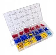 Pozostałe akcesoria sieciowe - Zestaw Konektorów Samochodowych 260 El. Konektory Złączki Zaciski Forsage - miniaturka - grafika 1