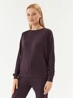 Piżamy damskie - Triumph Koszulka piżamowa Cozy Comfort Top 01 10216538 Granatowy Regular Fit - miniaturka - grafika 1