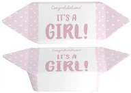 Cukierki - Krówki mleczne ciągutki 1 kg Baby Shower It's a Girl! podziękowanie wz 4 - miniaturka - grafika 1