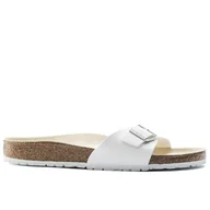 Klapki i japonki damskie - Klapki Birkenstock Madrid 40733 - białe - miniaturka - grafika 1