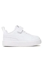Buty dla dziewczynek - Puma Sneakersy Rickie Ac Inf 384314 01 Biały - miniaturka - grafika 1