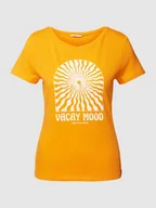 Koszulki i topy damskie - T-shirt z nadrukiem z logo - miniaturka - grafika 1