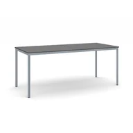 Stoły - B2B Partner Stół do jadalni, blat antracytowy 1800 x 800 mm, ciemna podstawa szary 555767 - miniaturka - grafika 1