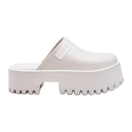 Klapki i japonki damskie - Damskie Klapki Na Masywnej Podeszwie Big Star NN274015 Białe - miniaturka - grafika 1