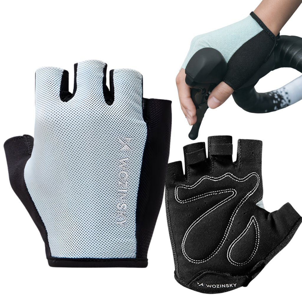 Rękawiczki rowerowe Wozinsky WRR-02XL rozmiar XL - szare