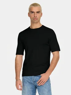 Only & Sons T-Shirt Wyler 22022928 Czarny Regular Fit - Koszulki męskie - miniaturka - grafika 1