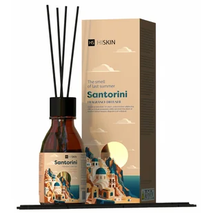Hiskin Bon Voyage, dyfuzor z patyczkami, Santorini, 80 ml - Odświeżacze powietrza - miniaturka - grafika 1