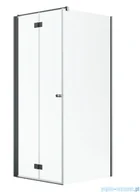 Kabiny prysznicowe - Radaway Nes Kdj B Brushed GunMetal kabina 90x100cm lewa szczotkowany grafit 10025090-92-01L/10039100-01-01 - miniaturka - grafika 1