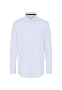 Koszule męskie - Seidensticker Męska koszula z długim rękawem Comfort Fit, średni niebieski, 48 - grafika 1