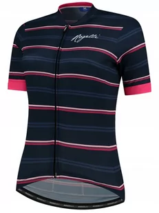 Rogelli Stripe Damska Koszulka Rowerowa - Koszulki i topy damskie - miniaturka - grafika 1