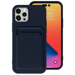 König Design Etui kompatybilne z Apple iPhone 14 Pro Plastikowe, miękkie etui na telefon komórkowy - Niebieskie etui na telefon komórkowy - Etui i futerały do telefonów - miniaturka - grafika 1