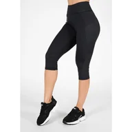 Spodnie sportowe damskie - Monroe Cropped Leginsy - Czarny - miniaturka - grafika 1