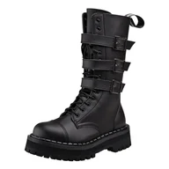 Botki męskie - glany ALTERCORE czarne 14-dziurkowe (357 VEGAN BLACK)-43 - miniaturka - grafika 1