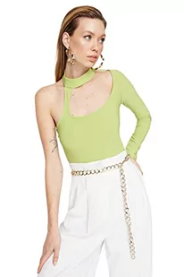 Trendyol Damskie body z dzianiny, Jasnozielony, 36 - Body - miniaturka - grafika 1