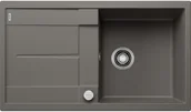 Zlewozmywaki - Zlewozmywak granitowy BLANCO Metra 5 S Silgranit Wulkaniczny szary 527292 - miniaturka - grafika 1