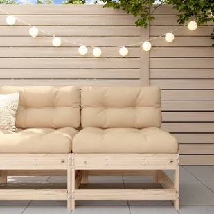 Ogrodowa sofa środkowa, lite drewno sosnowe Lumarko! - Sofy ogrodowe - miniaturka - grafika 1