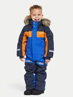 Kombinezony dla dzieci - Didriksons Kombinezon zimowy Bjärven 505466 Niebieski Regular Fit - miniaturka - grafika 1