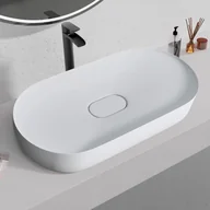Umywalki - Rea Umywalka konglomeratowa IRIS 71 CM biały - miniaturka - grafika 1