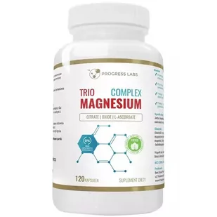 PROGRESS LABS PROGRESS LABS Trio Complex Magnesium 120caps - Witaminy i minerały dla sportowców - miniaturka - grafika 1