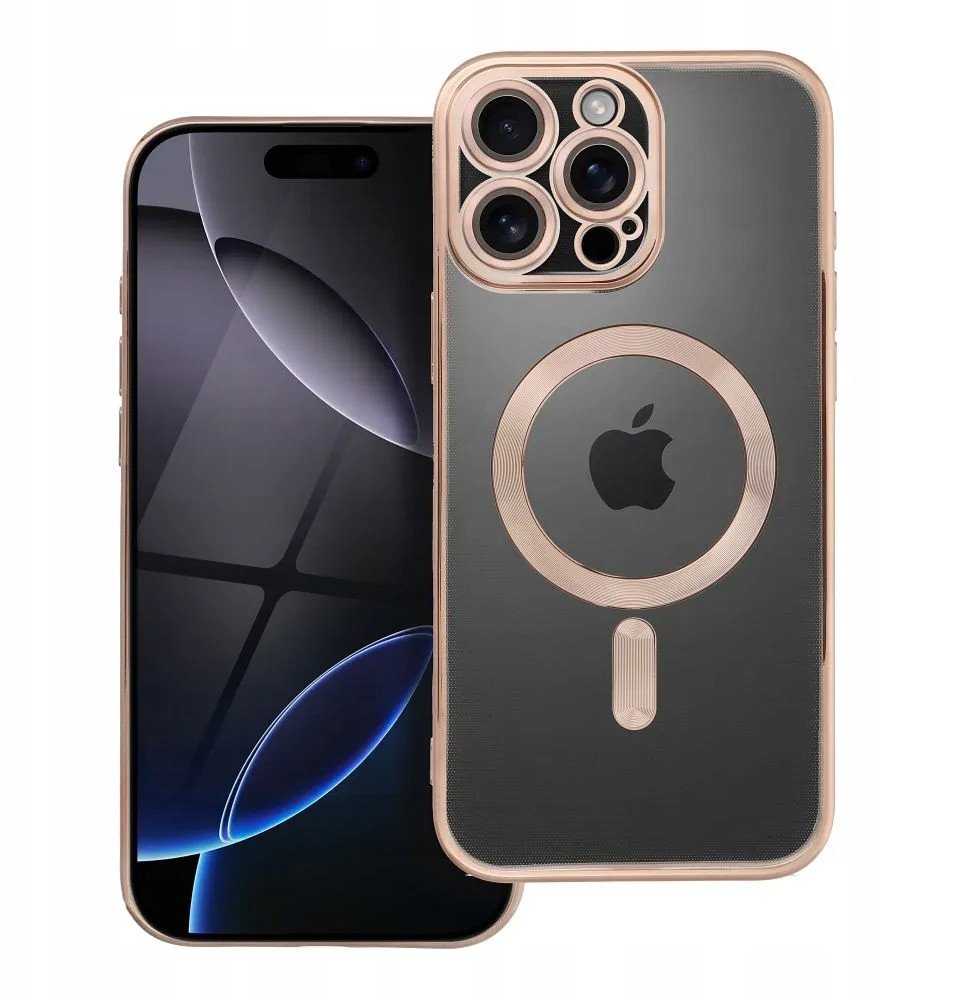 Futerał ELECTRO MAG COVER kompatybilny z MagSafe do IPHONE 16 Pro brązowy