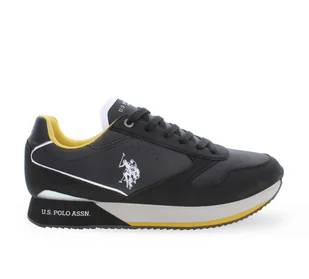 Trampki męskie U.S. POLO ASSN. NOBIL003MBHY3 Kolor: Czarny, Rozmiar: 41 - Trampki męskie - miniaturka - grafika 1