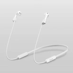 Baseus silikonowy uchwyt opaska pasek do słuchawek AirPods 2 / 1 biały (ARAPPOD-02) - Akcesoria do smartwatchy - miniaturka - grafika 17