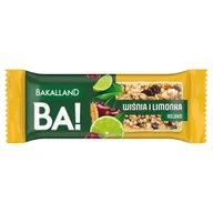 Batoniki - Bakalland BA! Ba! Lans Baton Wiśnia Z Limonką, 38 g, Brak - miniaturka - grafika 1