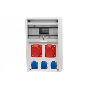 Rozdzielnica 12S Ulisse 2x16A 5p, 3x230V 12modułów - Bezpieczniki elektryczne - miniaturka - grafika 1