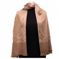 Kolczyki - Szalik Szal Chusta Damska Zjawiskowy Orientalne Wzory Aksamitny W Dotyku - miniaturka - grafika 1