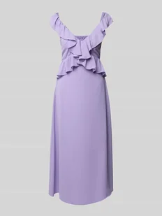 Sukienka midi z falbanami model ‘ELKE’ - Sukienki - miniaturka - grafika 1