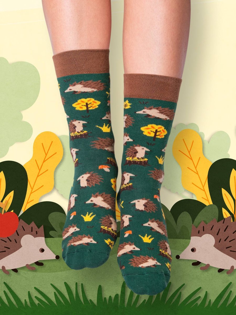 JEŻE / skarpety PREZENT DLA FANA JEŻY - Męskie skarpetki we wzór w JEŻE 41-46