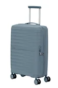 Walizki - Walizka kabinowa American Tourister Fastforward 55cm powiększana szara - miniaturka - grafika 1