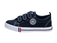 Trampki męskie - Trampki dziecięce AMERICAN LH60 LH59 LH71 GRANAT - American Club - miniaturka - grafika 1