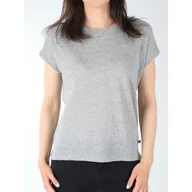 Koszulki i topy damskie - Koszulka Wrangler Relaxed Tee Mid Grey W W7331E537 - miniaturka - grafika 1