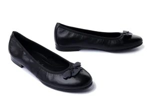 TAMARIS 1-22116-41 001 black, baleriny damskie - Tamaris - Baleriny - miniaturka - grafika 1