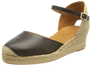 Espadryle damskie - Unisa Damskie espadryle CISCA_22_SAR czarne, 40 EU - grafika 1