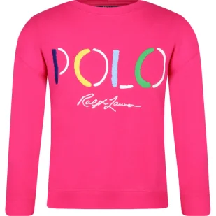 POLO RALPH LAUREN Bluza BUBBLEPOLOPO | Regular Fit - Bluzy dla dziewczynek - miniaturka - grafika 1