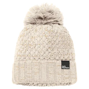 Damska Czapka zimowa JACK WOLFSKIN HIGHLOFT KNIT CAP WOMEN 1908011-5062 – Beżowy - Czapki damskie - miniaturka - grafika 1