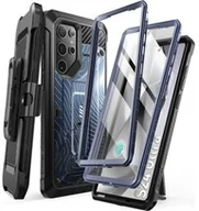 Etui i futerały do telefonów - Supcase Etui UB Pro SP+noSP do Galaxy S24 Ultra, niebiesko-wzorzyste - miniaturka - grafika 1