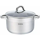 Garnki - KLAUSBERG GARNEK Z POKRYWĄ 26cm KLAUSBERG KB-7127 7,5L KB-7127 - miniaturka - grafika 1
