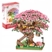 Klocki - DRZEWKO SAKURA KLOCKI KONSTRUKCYJNE 2008el ZESTAW KLOCKÓW KWIAT WIŚNI - miniaturka - grafika 1