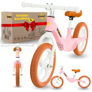 ROWEREK BIEGOWY KOŁA 12" JEŹDZIK LEKKI I SOLIDNY RAMA STOP MAGNEZU RÓŻOWY - Rowerki biegowe ROWEREK BIEGOWY KOŁA 12" JEŹDZIK LEKKI I SOLIDNY RAMA STOP MAGNEZU RÓŻOWY - Rowerki biegowe - miniaturka - grafika 1