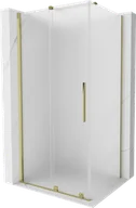 Kabiny prysznicowe - Mexen Velar kabina prysznicowa rozsuwana 120x80 cm, szron, złota - 871-120-080-31-50 - miniaturka - grafika 1