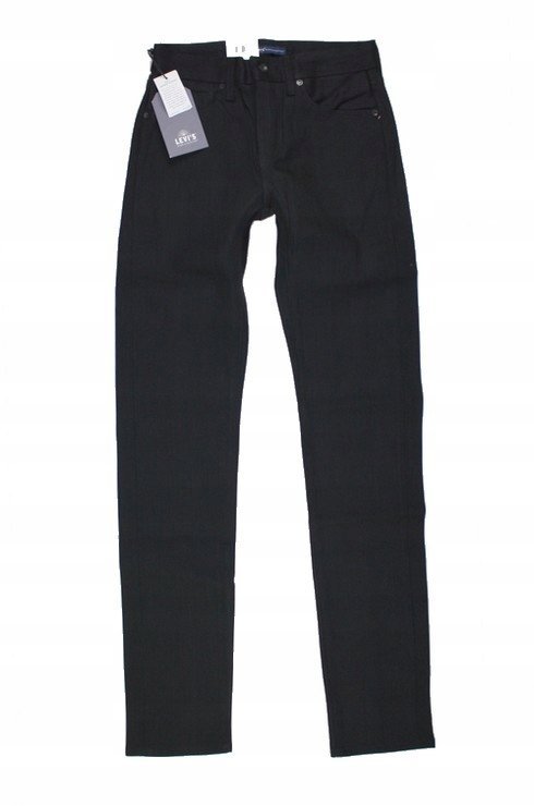 Jeansy Levi's Tack Slim męskie czarne rurki 05081-0253 oryg. Levis -W28/L34