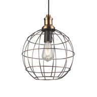 Lampy sufitowe - Lampa wisząca VIELA E27 - złoty - miniaturka - grafika 1