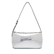 Torebki damskie - Torebka Tommy Jeans Tjw Must Metallic Shoulder Bag AW0AW18009 Srebrny - miniaturka - grafika 1